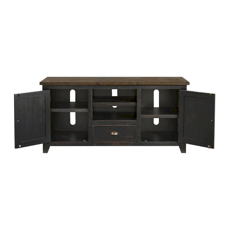 Meuble TV The Gray Barn Downington en bois massif de 60 po