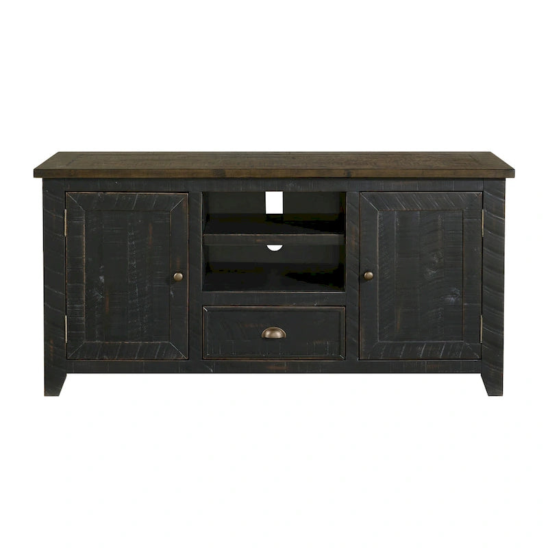 Meuble TV The Gray Barn Downington en bois massif de 60 po