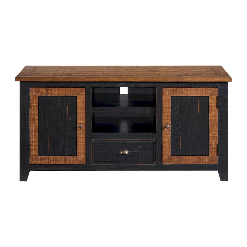 Meuble TV The Gray Barn Downington en bois massif de 60 po