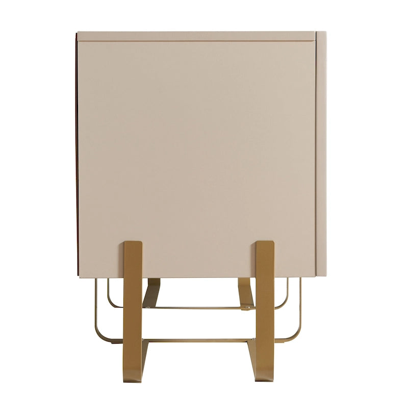 Meuble TV de rangement à 3 portes DH BASIC Modern 60 pouces par Denhour