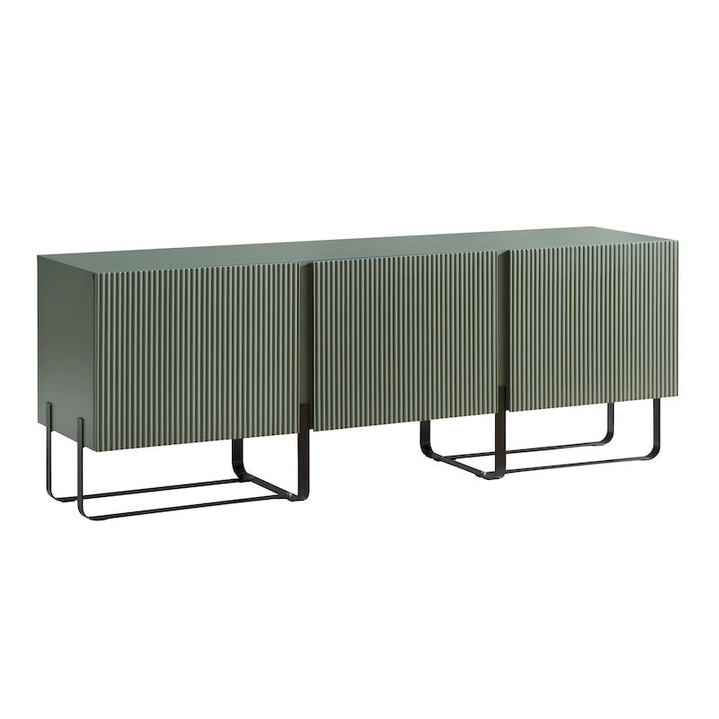 Meuble TV de rangement à 3 portes DH BASIC Modern 60 pouces par Denhour