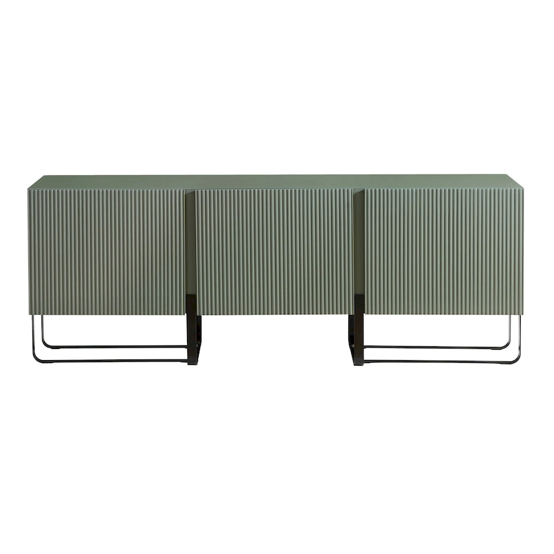 Meuble TV de rangement à 3 portes DH BASIC Modern 60 pouces par Denhour
