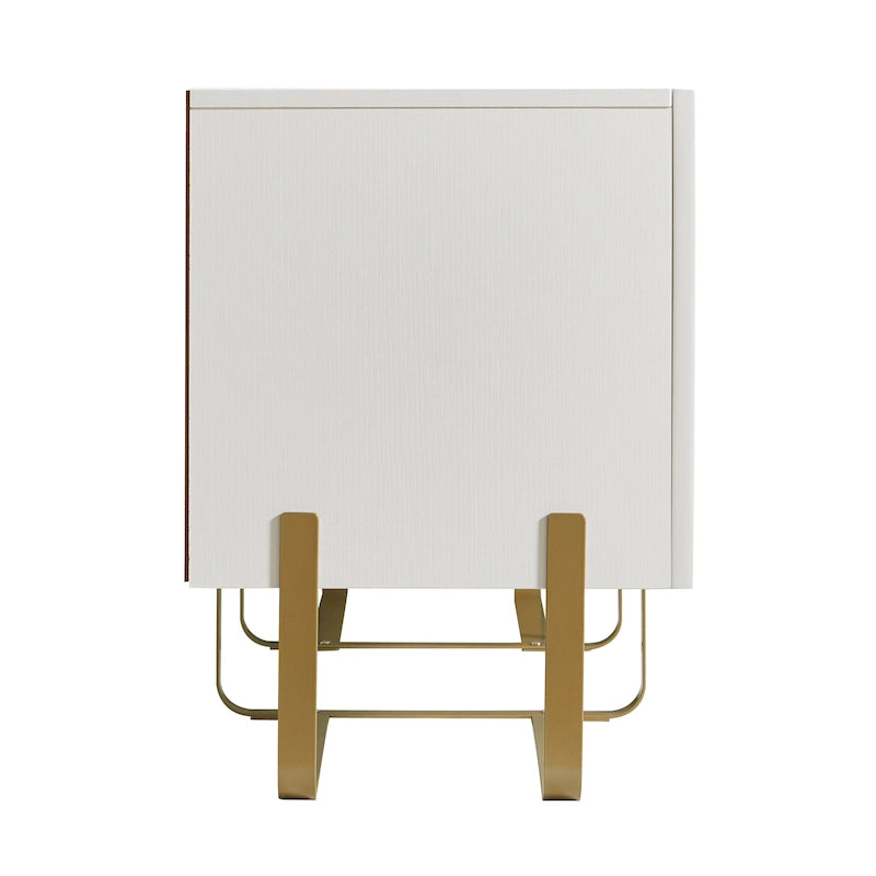 Meuble TV de rangement à 3 portes DH BASIC Modern 60 pouces par Denhour