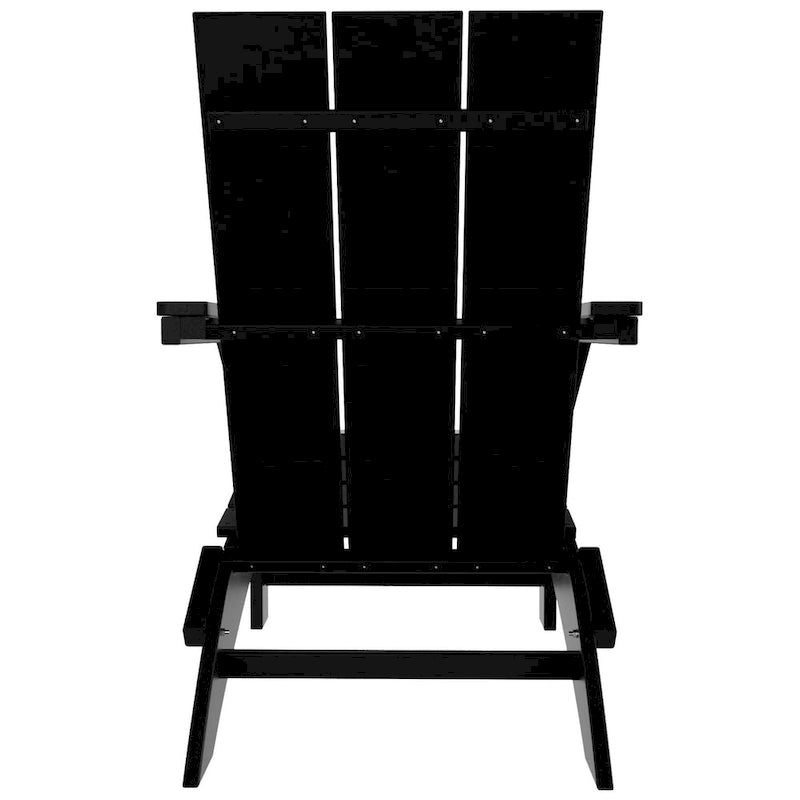 Fauteuil Adirondack Moderne Poly Pliable Écologique Tout Temps Polytrends Shoreside (Lot de 8)