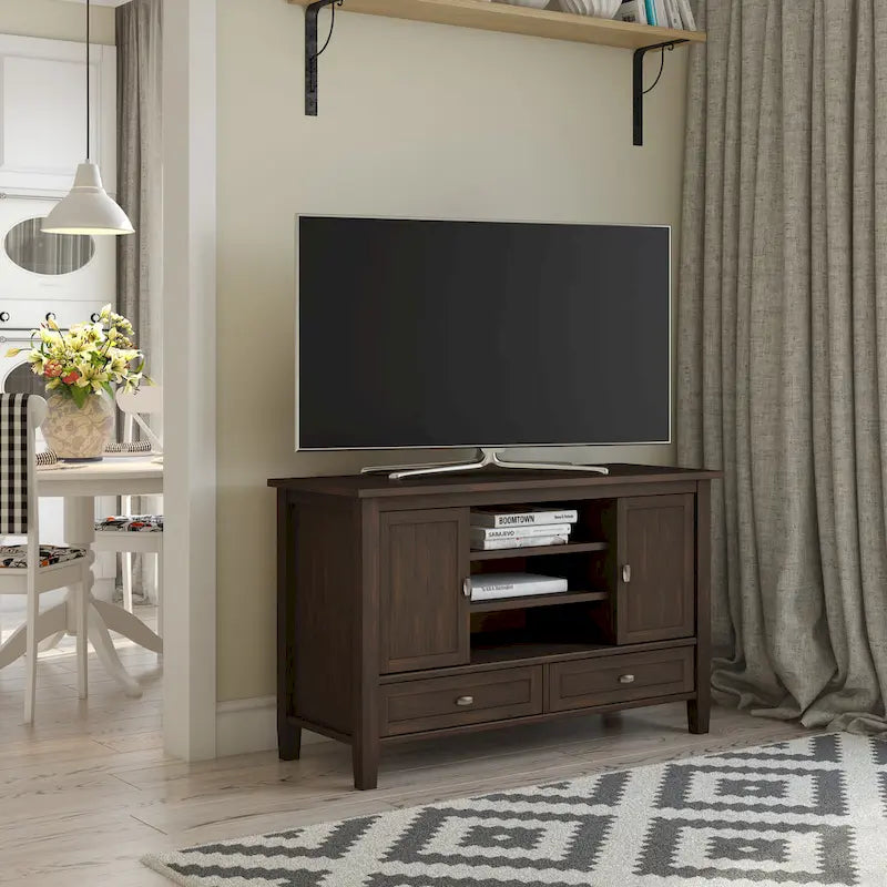 Meuble TV/multimédia de transition WYNDENHALL Norfolk pour téléviseurs jusqu'à 50 pouces