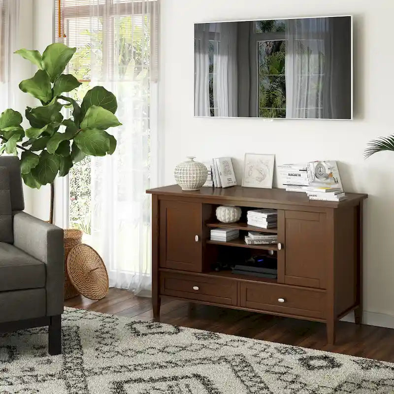 Meuble TV/multimédia de transition WYNDENHALL Norfolk pour téléviseurs jusqu'à 50 pouces