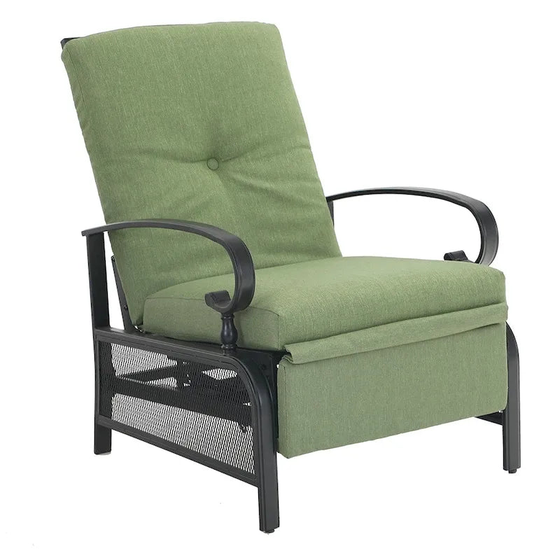 MAISON ARTS Ensemble Bistro 2 pièces avec Fauteuil Inclinable Réglable et Table d'Appoint