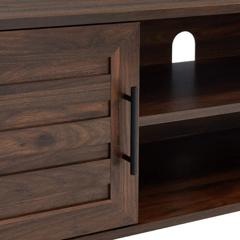 Meuble TV Mid-Century Modern pour téléviseurs jusqu'à 70 po Meuble TV Console multimédia - 20,5 H x 59 L x 15,5 P