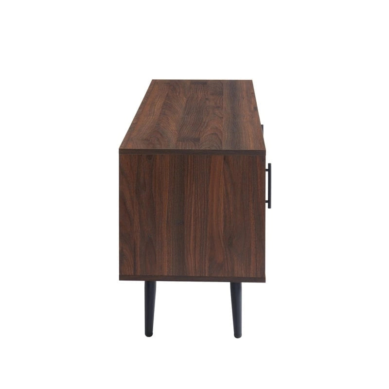 Meuble TV Mid-Century Modern pour téléviseurs jusqu'à 70 po Meuble TV Console multimédia - 20,5 H x 59 L x 15,5 P