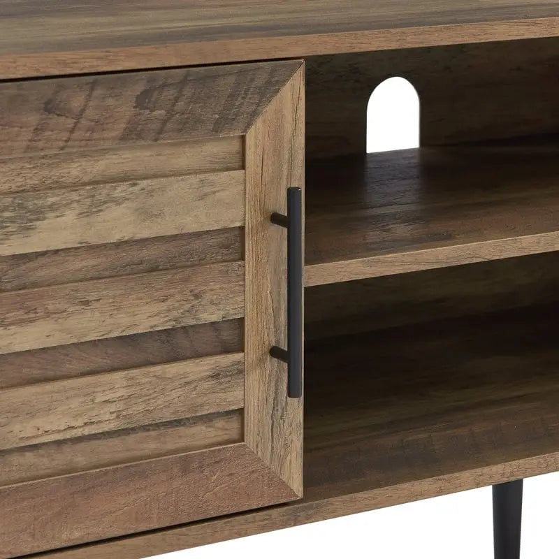 Meuble TV Mid-Century Modern pour téléviseurs jusqu'à 70 po Meuble TV Console multimédia - 20,5 H x 59 L x 15,5 P