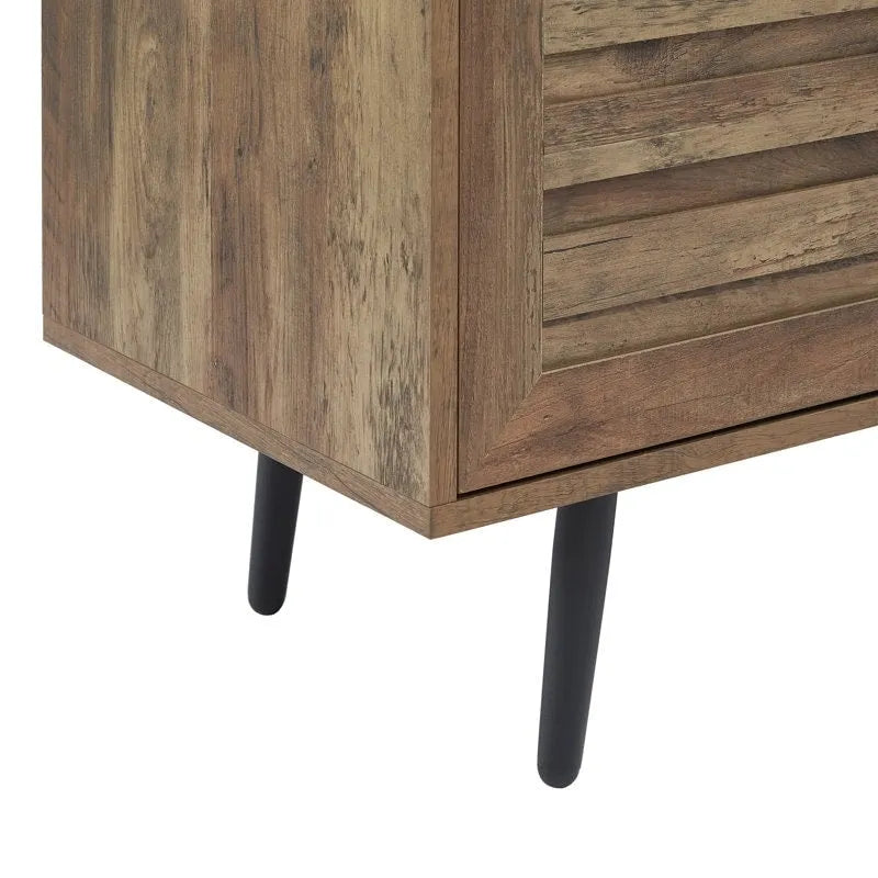 Meuble TV Mid-Century Modern pour téléviseurs jusqu'à 70 po Meuble TV Console multimédia - 20,5 H x 59 L x 15,5 P