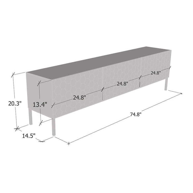 Meuble TV Hexa 01 75
