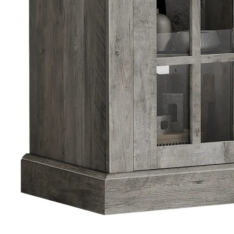 Moasis 58 Meuble TV surélevé Meuble TV de Ferme Meuble TV Console Multimédia pour TV jusqu'à 65 - 58 pouces