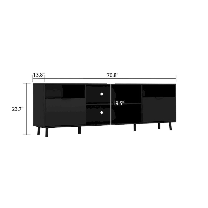 Meuble TV cheminée avec console TV cheminée électrique et télécommande