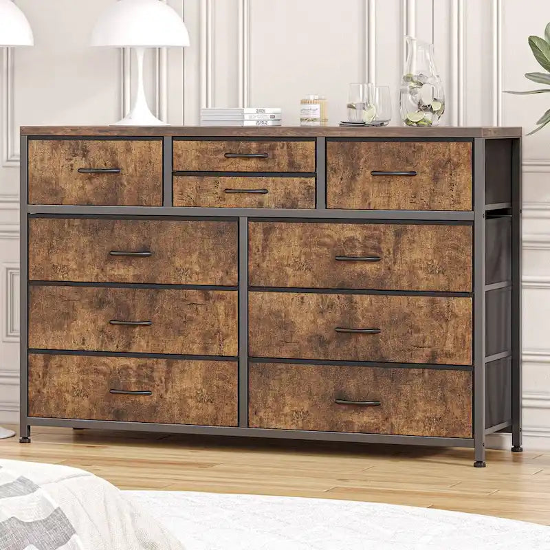 Meuble TV commode moderne avec 10 tiroirs - s.o.