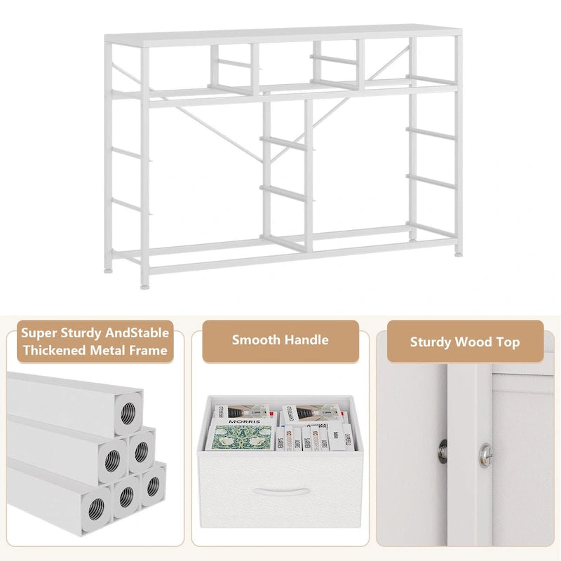 Meuble TV commode moderne avec 10 tiroirs - s.o.