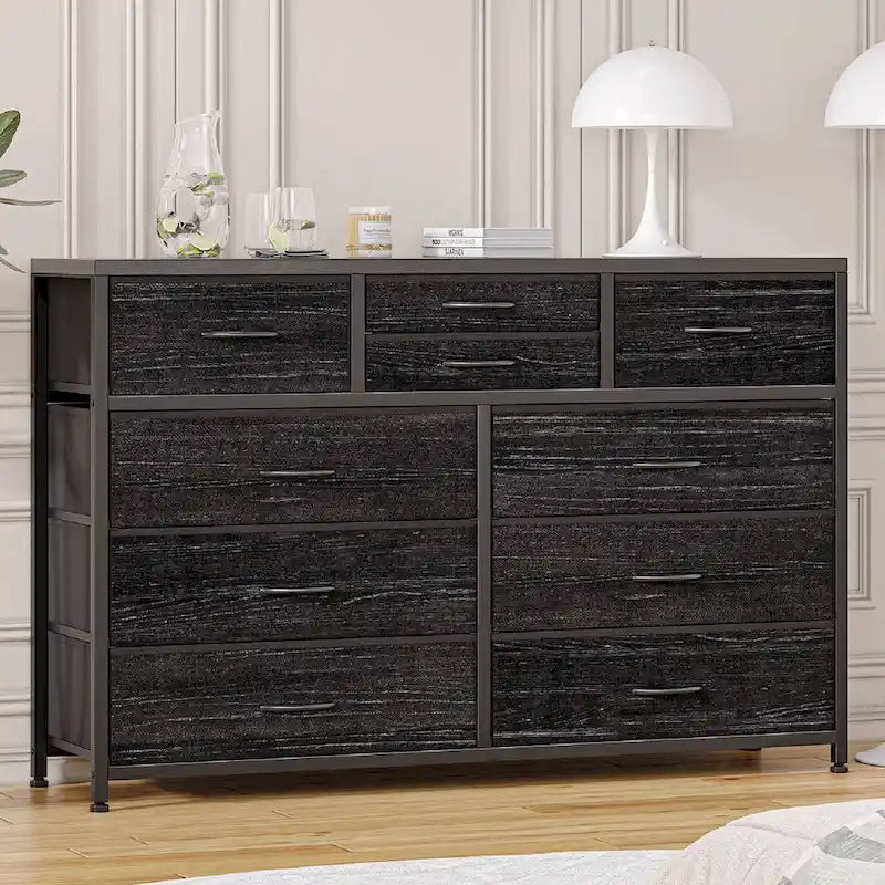 Meuble TV commode moderne avec 10 tiroirs - s.o.