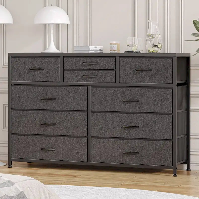 Meuble TV commode moderne avec 10 tiroirs - s.o.