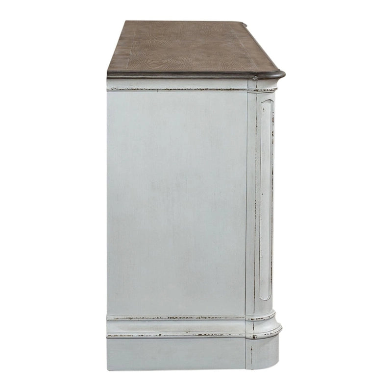 Meuble TV Magnolia Manor avec miroirs - 2 finitions