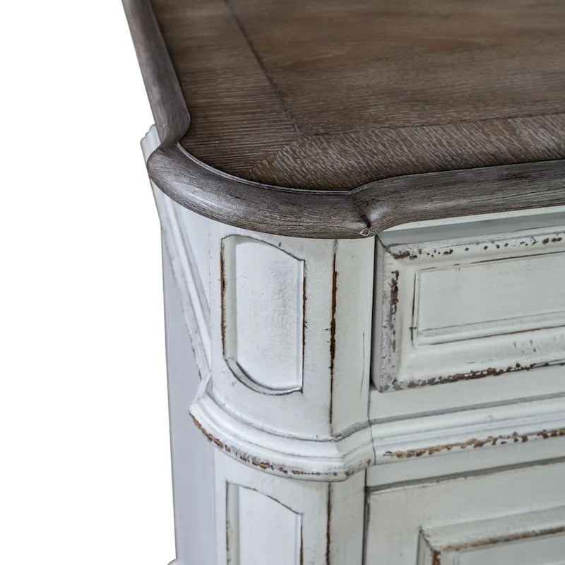 Meuble TV Magnolia Manor avec miroirs - 2 finitions