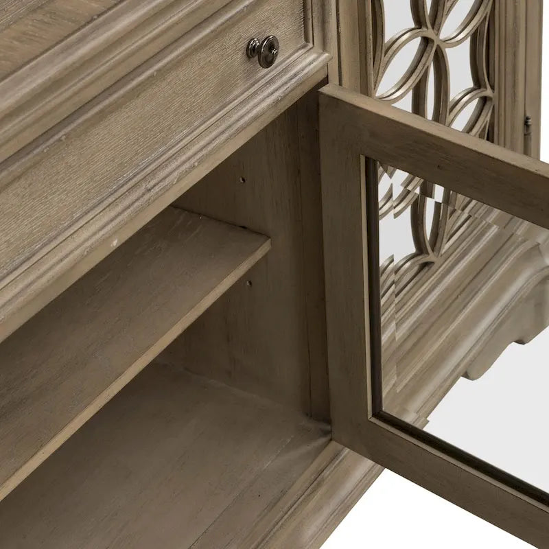 Meuble TV Magnolia Manor avec miroirs - 2 finitions