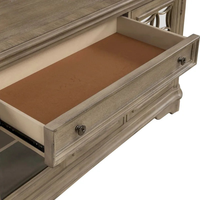 Meuble TV Magnolia Manor avec miroirs - 2 finitions
