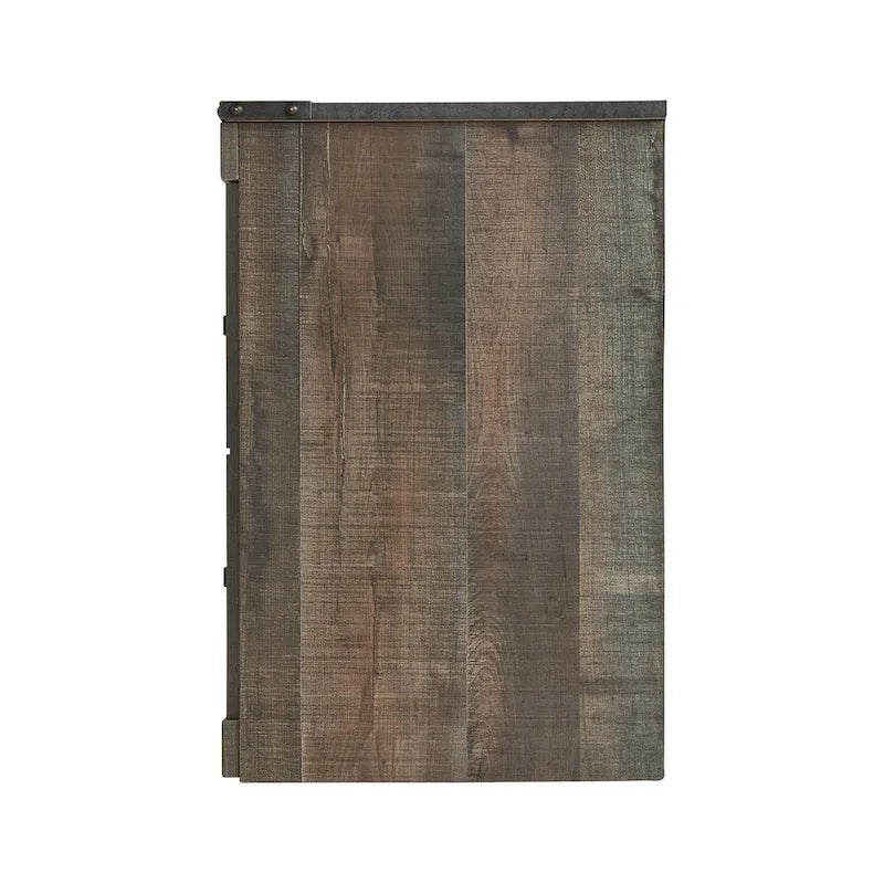 Meuble télé Trinell Grand, décontracté, marron