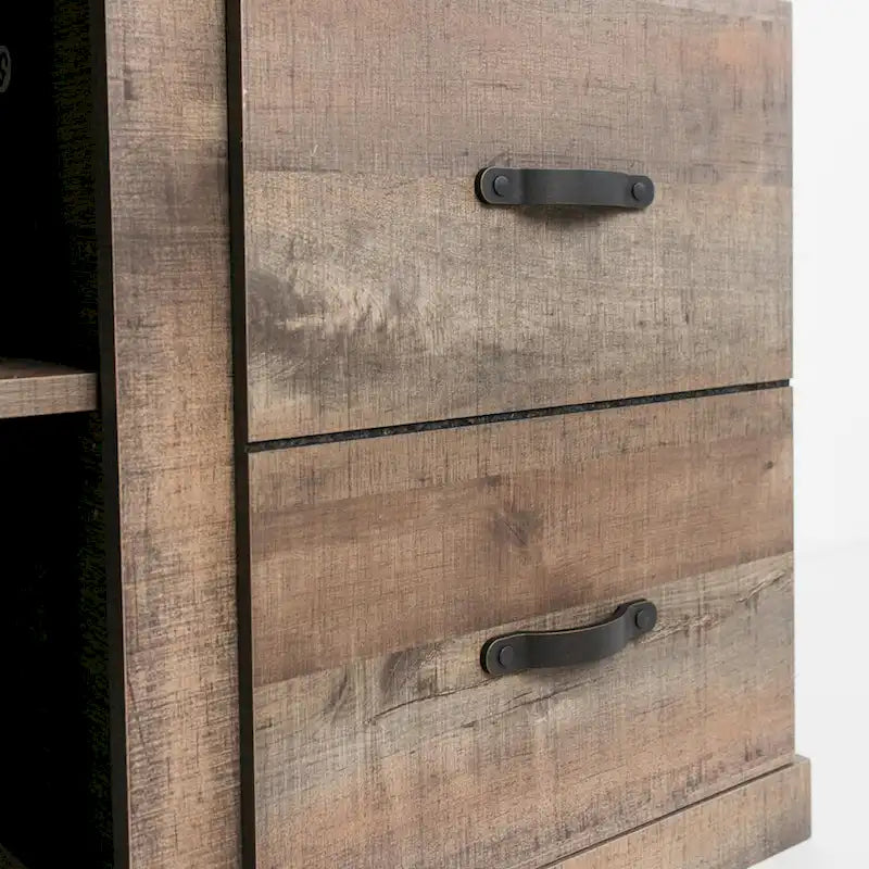 Meuble télé Trinell Grand, décontracté, marron