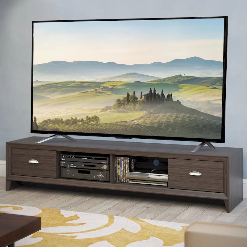 Lakewood Extra Wide Low Profile TV Stand, for TVs up to 85
