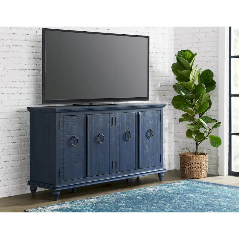 Meuble TV/Console en bois massif 65 po Garden District