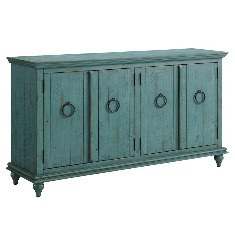 Meuble TV/Console en bois massif 65 po Garden District