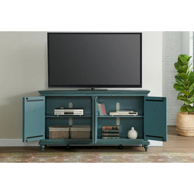 Meuble TV/Console en bois massif 65 po Garden District