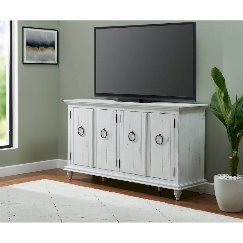 Meuble TV/Console en bois massif 65 po Garden District