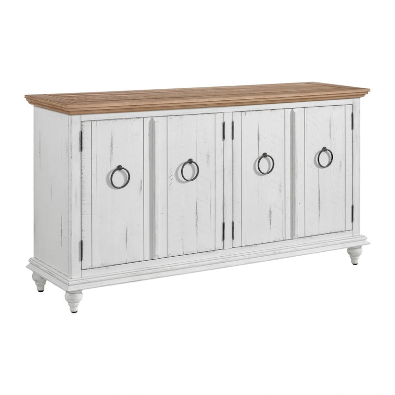 Meuble TV/Console en bois massif 65 po Garden District