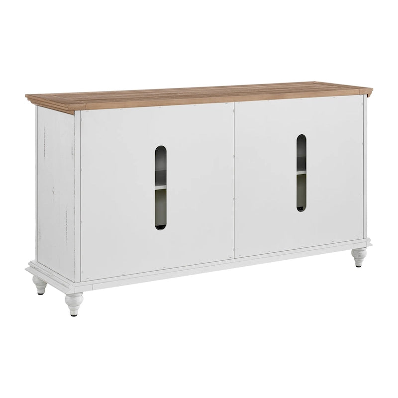 Meuble TV/Console en bois massif 65 po Garden District