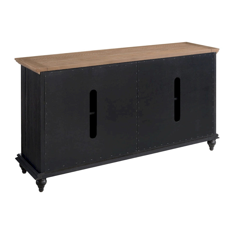 Meuble TV/Console en bois massif 65 po Garden District