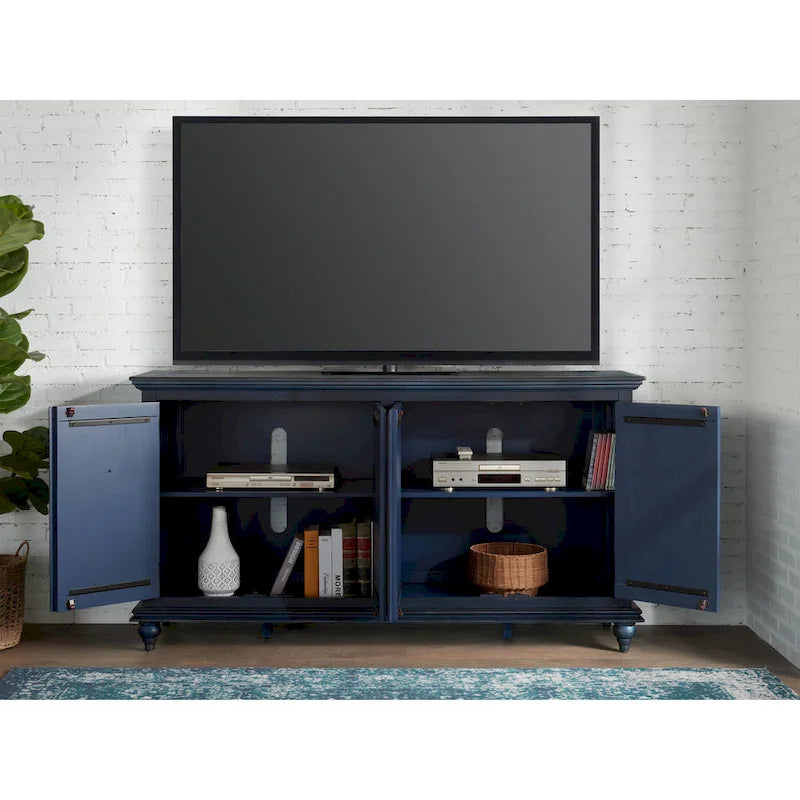 Meuble TV/Console en bois massif 65 po Garden District