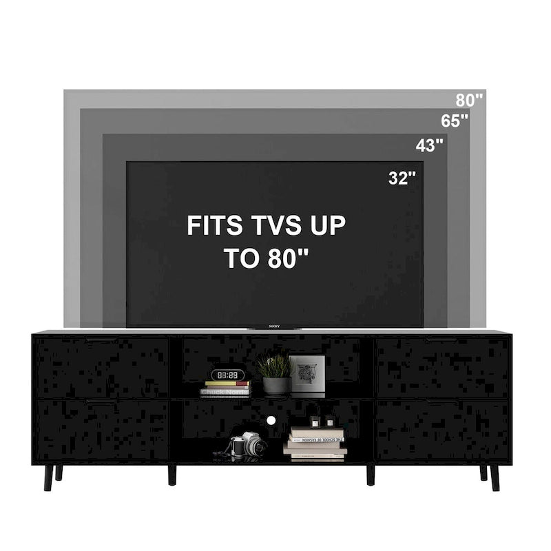 30 Foyer électrique encastré Meuble TV combiné Foyer laqué brillant