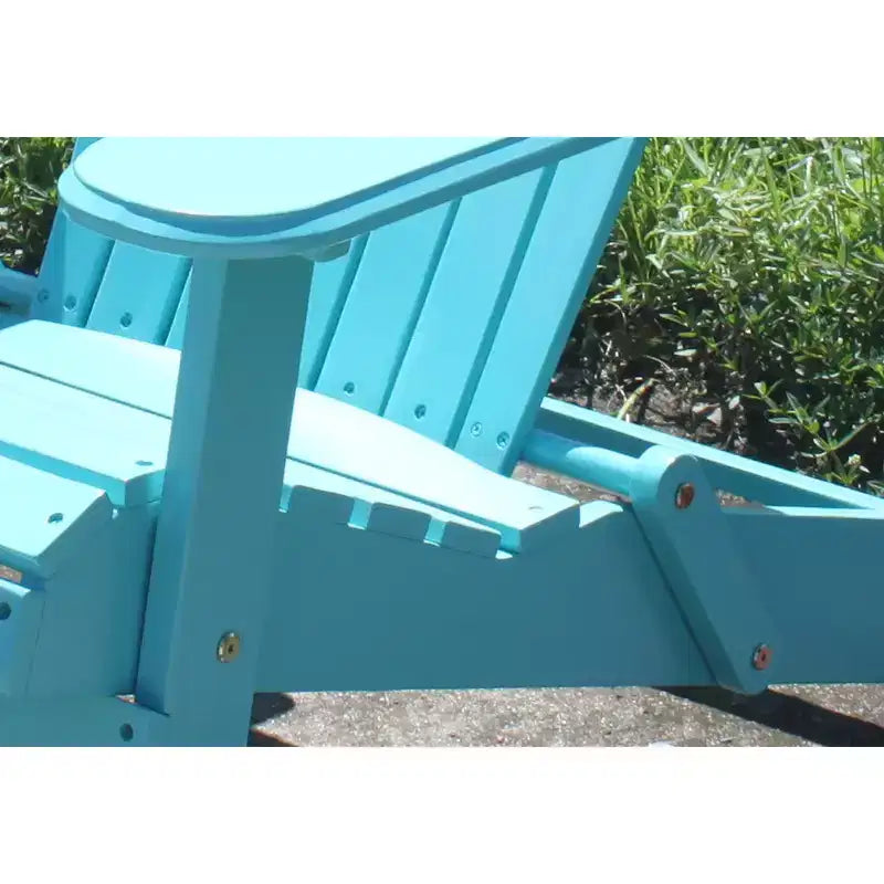 Northbeam Outdoor Portable Foldable Wooden Adirondack Deck Lounge Chair