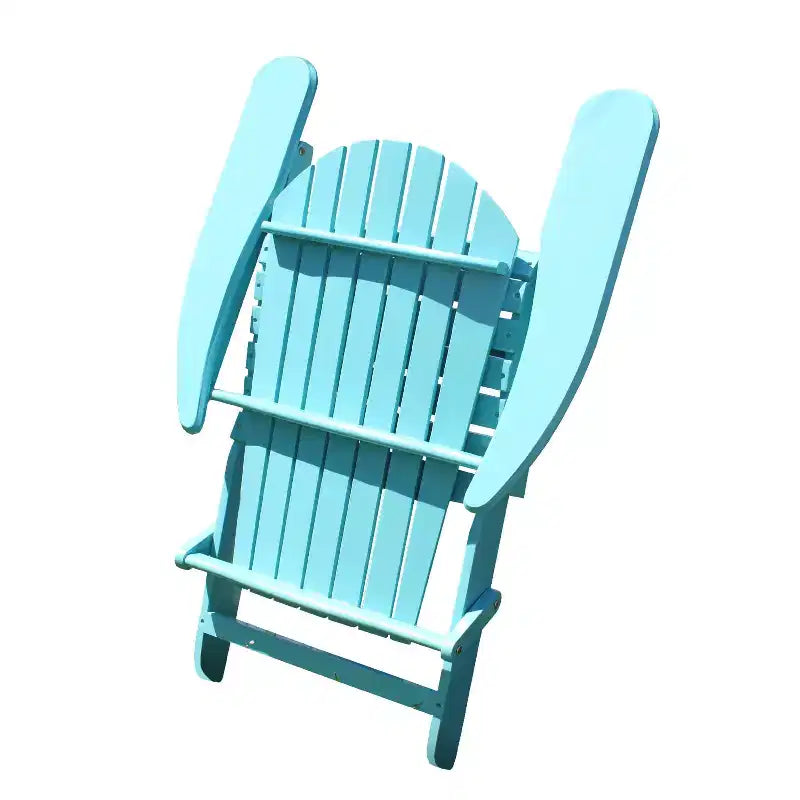 Northbeam Outdoor Portable Foldable Wooden Adirondack Deck Lounge Chair