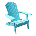 Northbeam Outdoor Portable Foldable Wooden Adirondack Deck Lounge Chair