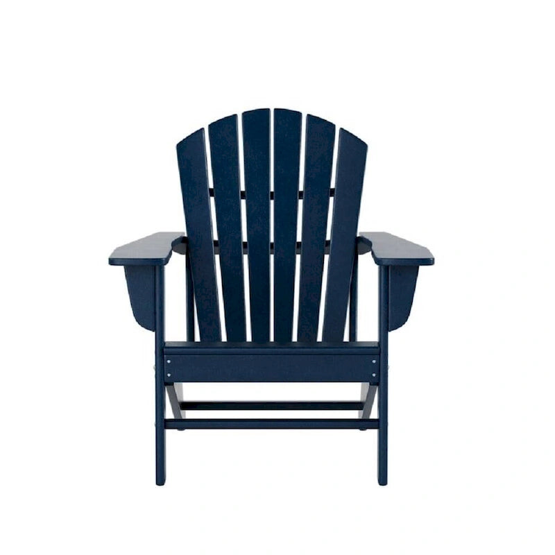 Chaise Adirondack en résine PEHD, chaises de patio, chaise de jardin, résistante aux intempéries pour le jardin, la cour, la plage, la piscine et les meubles de pelouse