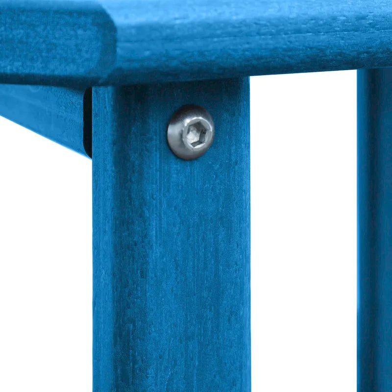 Chaise Adirondack en résine PEHD, chaises de patio, chaise de jardin, résistante aux intempéries pour le jardin, la cour, la plage, la piscine et les meubles de pelouse