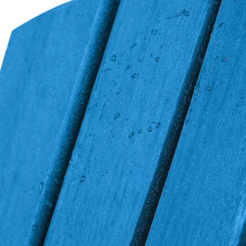 Chaise Adirondack en résine PEHD, chaises de patio, chaise de jardin, résistante aux intempéries pour le jardin, la cour, la plage, la piscine et les meubles de pelouse