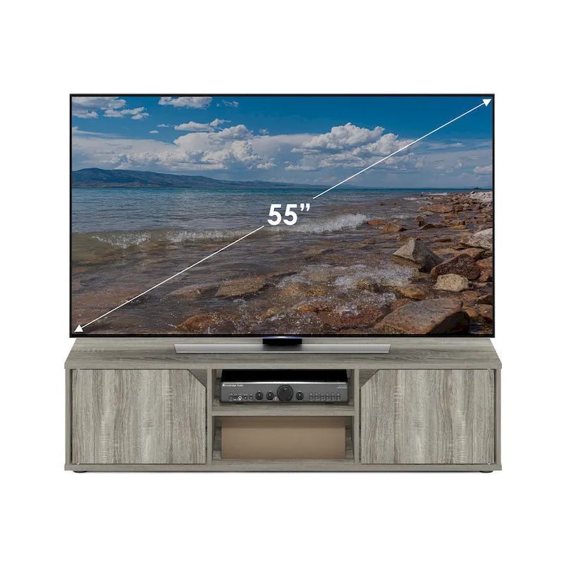 Meuble TV classique Furinno pour téléviseur jusqu'à 55 pouces
