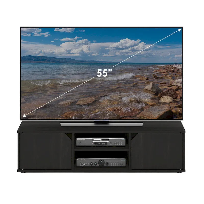 Meuble TV classique Furinno pour téléviseur jusqu'à 55 pouces