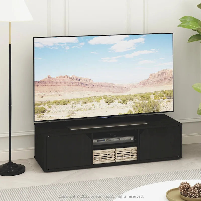 Meuble TV classique Furinno pour téléviseur jusqu'à 55 pouces