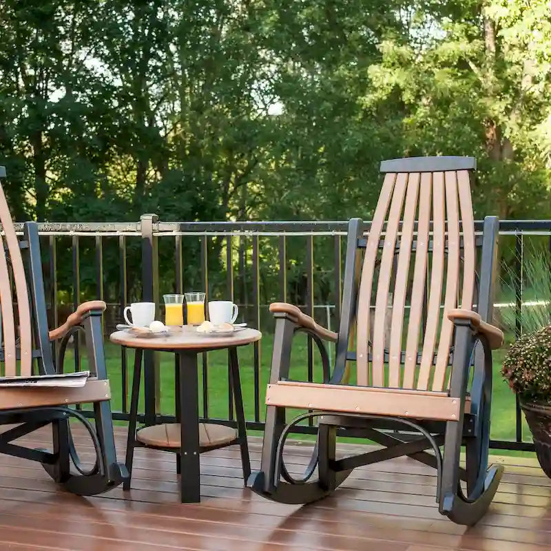 Fauteuil à bascule "Grand-père" en Poly Lumber