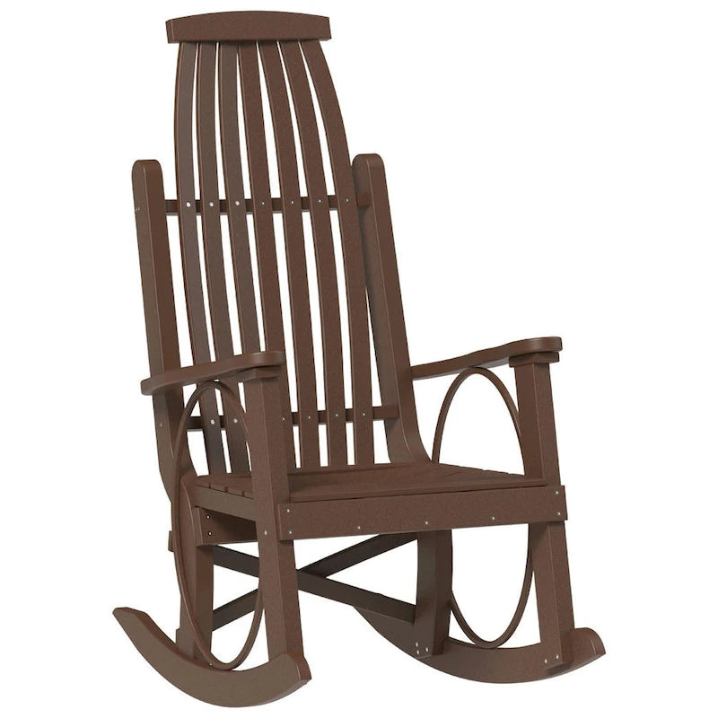 Fauteuil à bascule "Grand-père" en Poly Lumber