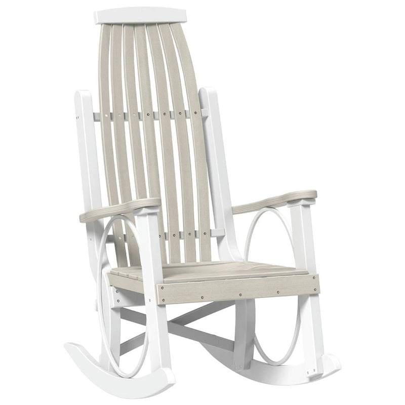 Fauteuil à bascule "Grand-père" en Poly Lumber